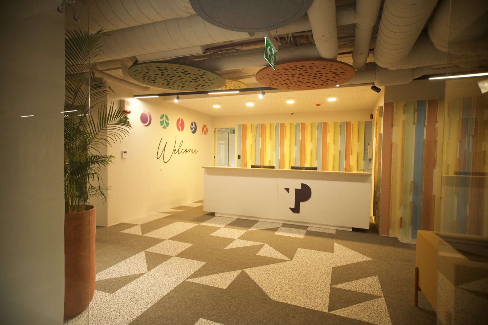Reception and lounge area